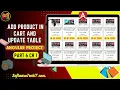 Angular ep 6 part 1 Add Product In Cart And API Update Table Using Flask API Create Ecommerce