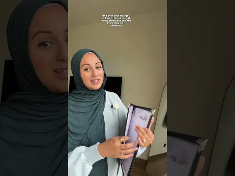 WE DESIGNED A MORNING SCHOOL BOOK (MORNING MENU FOR MUSLIM KIDS)