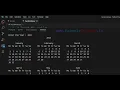 Python Program to Display Calendar for Month and Year Tutorial for Beginners in Hindi