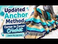NEW METHOD How to Corner To Corner in Crochet Square and Rectangle