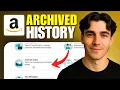 How to View and Find Archived Orders on Amazon Tutorial 2026