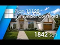 Plan 11120 The Juniper Courtyard modern farmhouse plan designed for outdoor privacy