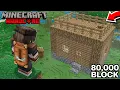 Men Minecraftdagi ENG BAHAYBAT UYNI qurdim 80 000 BLOK