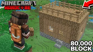 Men Minecraftdagi ENG BAHAYBAT UYNI qurdim! 80 000 BLOK