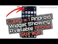 How To Create a 1x1 Android Storage Widget Free Easy Setup