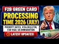 F2B Green Card Update July 2026 Visa Bulletin Priority Dates Processing Times Explained