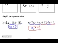 Pre-Algebra 6-1 Simplify Algebraic Expressions