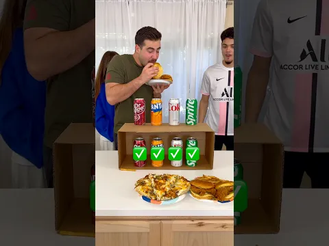 Match The Sodas, Grab Some Food🤤🍔