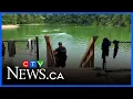 Elderly swimmer pulled from local pond