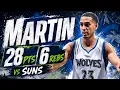 Kevin Martin 28 pts 6 rebs vs Suns 2014-15 Season