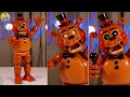 I MADE TOY FREDDY WITH CHANGEABLE EYES FNAF AR PORCELAIN SCULPTURE