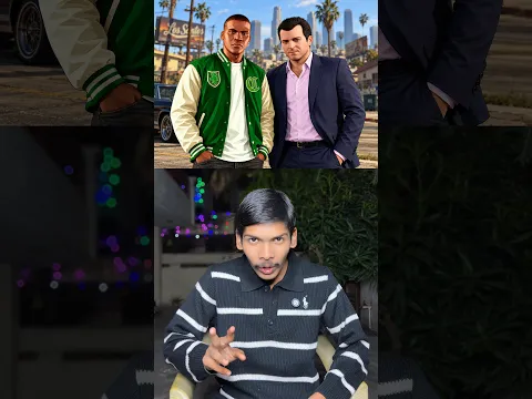 Gta V Franklin And Micheal Bihar Main Chle Gaye π€π€― #shortsfeed
