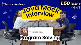 Java Interview Question One Of The Best Mock Interview For Freshers Beginners Kiran Sir