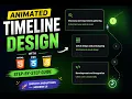 Animated Timeline Website Design with HTML CSS JavaScript Modern UI Design