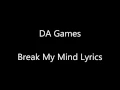 DA Games - Break My Mind - FNAF Lyrics
