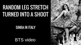 random leg stretch turned into a shoot sinba in italy