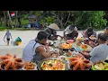 Lagu Tak kekurangan Makanan di Pulau ini tersedia ANEKA SEAFOOD mewah #day9