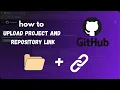 How To Upload Project On GitHub Add Project To GitHub Repository Create Repository Link