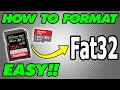 EASY - How to Format Large SD Cards to Fat32