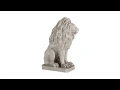 Design Toscano s Mansfield Manor Lion Sentinel Statue SH4210 Resin-Stone Finish