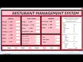 Restaurant Management System in Java Eclipse send Email and Get Source Code