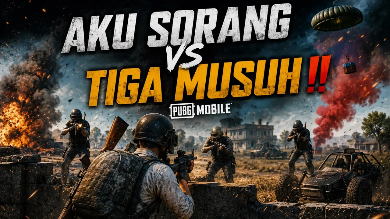 1 VS 3‼️ MAMPU KE AKU MENANG? 😱 | PUBG MOBILE