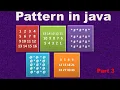 Pattern in java Square pattern Pattern by using nested loop java pattern Part 3