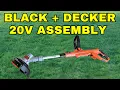 How to Assemble Black and Decker 20V String Trimmer