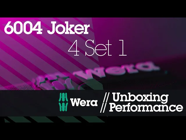 Satz verstellbarer Schraubenschlüssel, 4х (7…19), in Tasche, 6004 Joker 4 Set 1 Wera - W020110