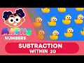 Subtraction within 20 Subtraction Numbers Maths FuseSchool Kids