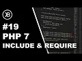 PHP 7 Tutorial 2019 Anfanger INCLUDE und REQUIRE