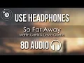 Download Lagu Martin Garrix \u0026 David Guetta - So Far Away (8D AUDIO) feat. Jamie Scott \u0026 Romy Dya