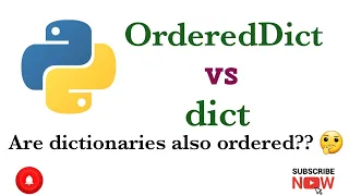 OrderedDict vs Dict Detailed discussion Imp Python Concept