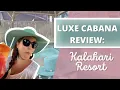 We rented the BIGGEST most LUXE Cabana at the Kalahari Resort - Was it worth it