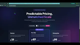 Build a Responsive SaaS Pricing Page with HTML CSS and Vanilla JavaScript