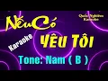 Download Lagu Karaoke - NẾU CÓ YÊU TÔI - Tone: Nam ( B ) st: Trần Duy Đức