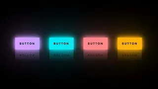 Create Glowing Neon Button Effects HTML CSS Tutorial