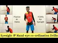 How to improve eyesight and hand-eye co-ordination in batting batting practice drills