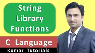String Library Functions in C Kumar Tutorials