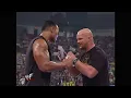 The Rock and “Stone Cold” Steve Austin start a full-out brawl: SmackDown, Mar. 29, 2001