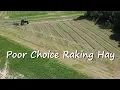 Download Lagu Using the wrong rake to rake hay and testing out the baler