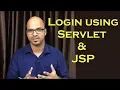 Login using Servlet and JSP