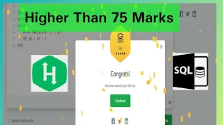HackerRank Practice Sql 18 Higher Than 75 Marks