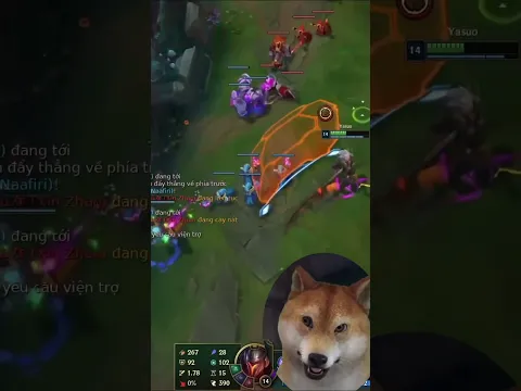 Yasuo Lướt E xuyên tường tẩu thoát 4 người #leagueoflegends