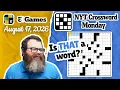 Learning Crossword Week 115 NYT Crossword Monday August 17 2026