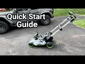 How to start your Ego Power Select Cut 56 volt 21 Self Propelled Lawnmower