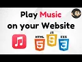 Play Music and Sounds with HTML