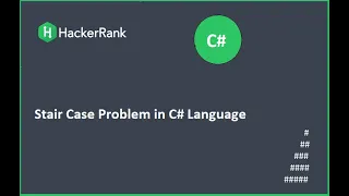 How to solve StairCase Problem of HackerRank StairCase Problem HackerRank C Language