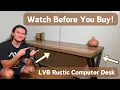 I Tested The LVB 60-Inch Rustic Oak Computer Desk