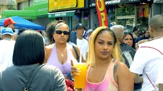 THICK PUERTO RICAN COLLEGE GIRL AT THE FESTIVAL IN 116TH STREET HARLEM NEW YORK CITY